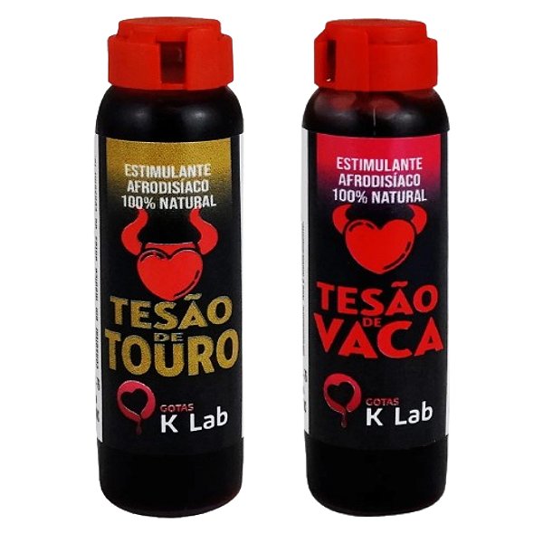 Energético Afrodisíaco - Tesão de Vaca / Tesão de Touro 10ml