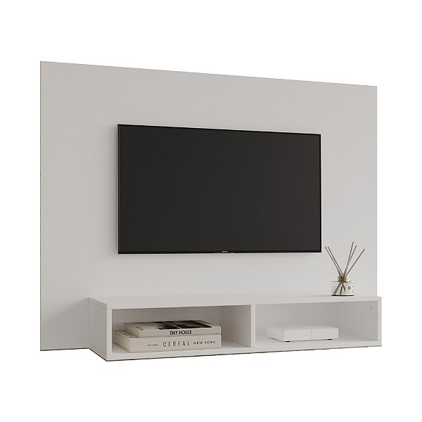 PAINEL FLAVIA P/TV ATE 43'' -  BRANCO