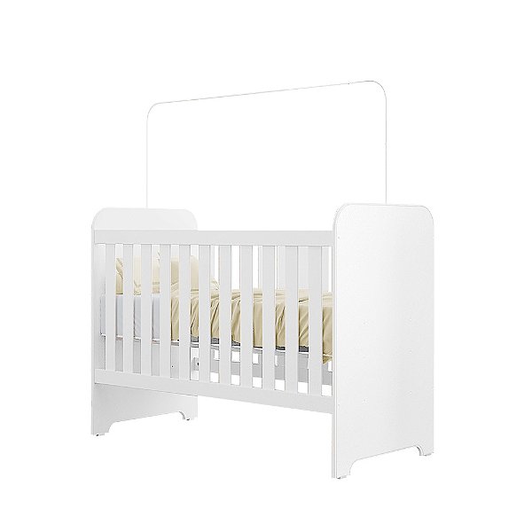 Berço Otto (Sem Rodizios) Branco/Branco