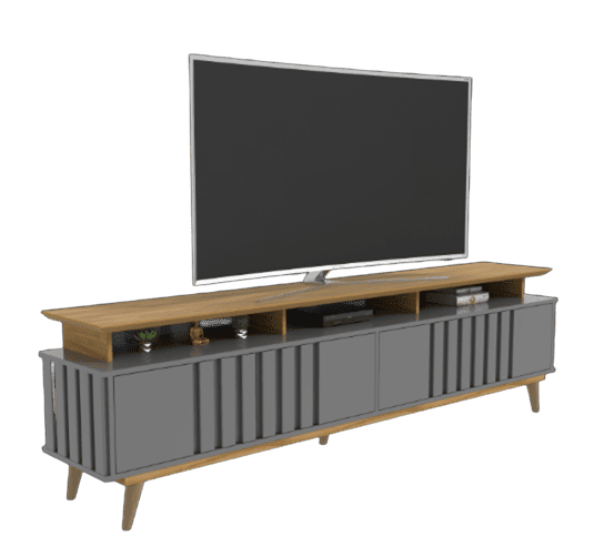 BANCADA ILHABELA 1.60 - FREIJO/GRAFITE