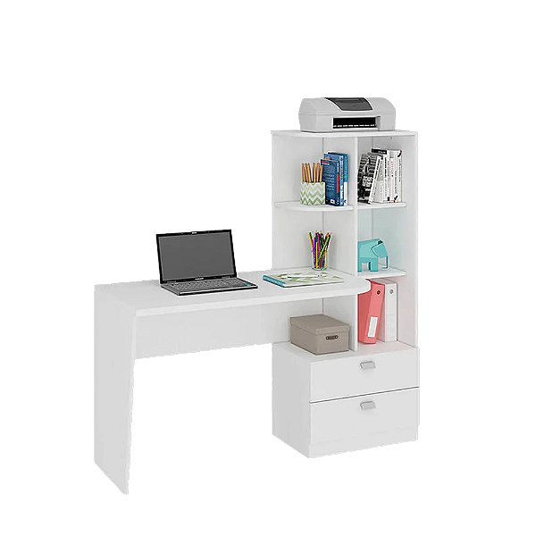 MESA PARA COMPUTADOR ELISA - BRANCO