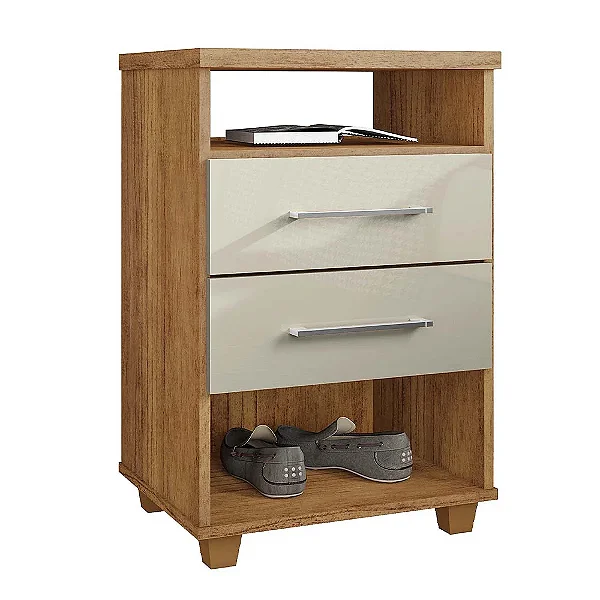 Mesa De Cabeceira Valente - Cedro/Areia