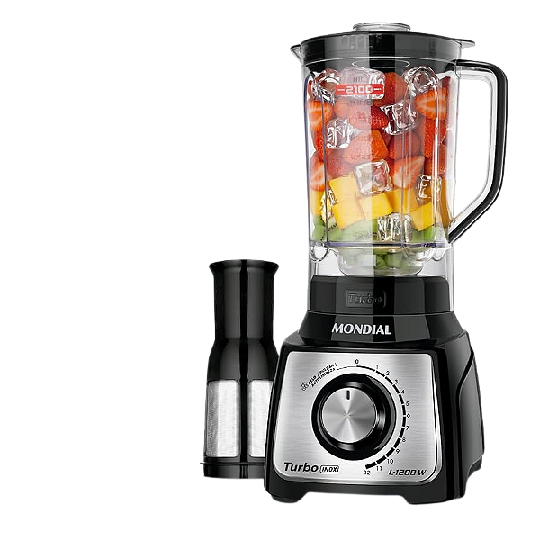 Liquidificador L1200 Mondial 12 Velocidades Preto