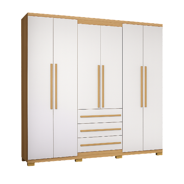 Roupeiro Valencia 6 Portas - Dm Rp/Off