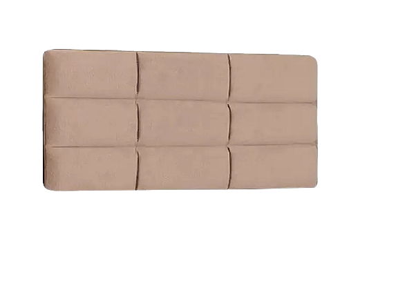 Cabeceira Box Bronze Solteiro Tec. Castor