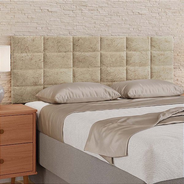 CABECEIRA BOX BRONZE CASAL TEC. CASTOR