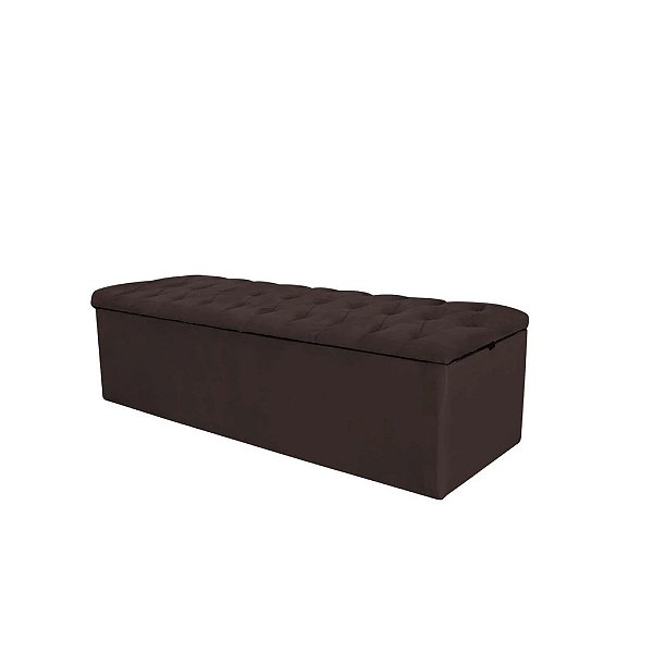 Baú Casal 1,40 Lívia - Chocolate