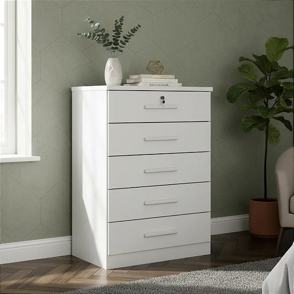 Cômoda WLC07 - c/ 5 Gavetas