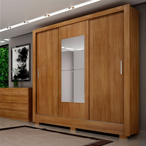 Roupeiro WLR108 - c/ 1 Kit de Espelho - 1,89 Largura