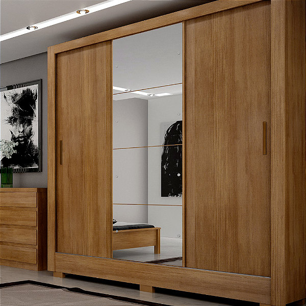 Roupeiro WLR109 - c/ 2 Kit de Espelho -1,89 Largura