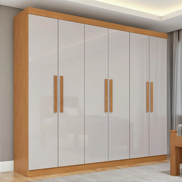 Roupeiro WLR155 - 1,77 Largura - 6 portas