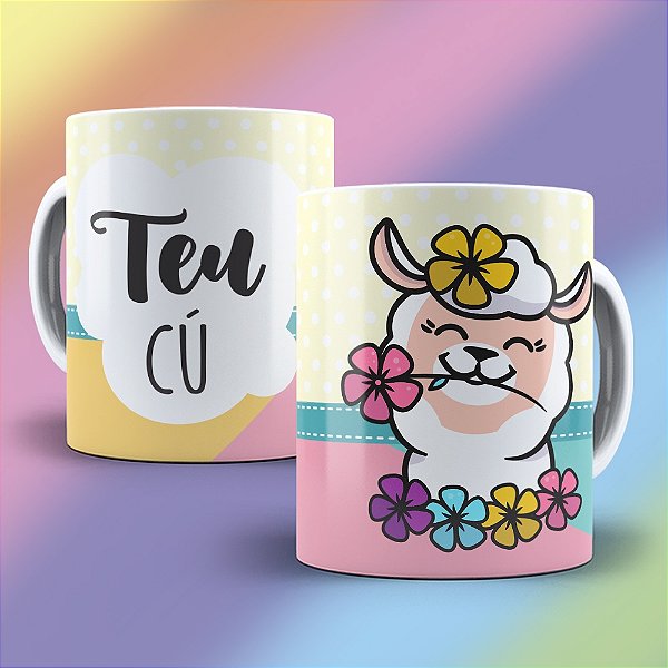 Caneca Lhama Irritada - Teu C
