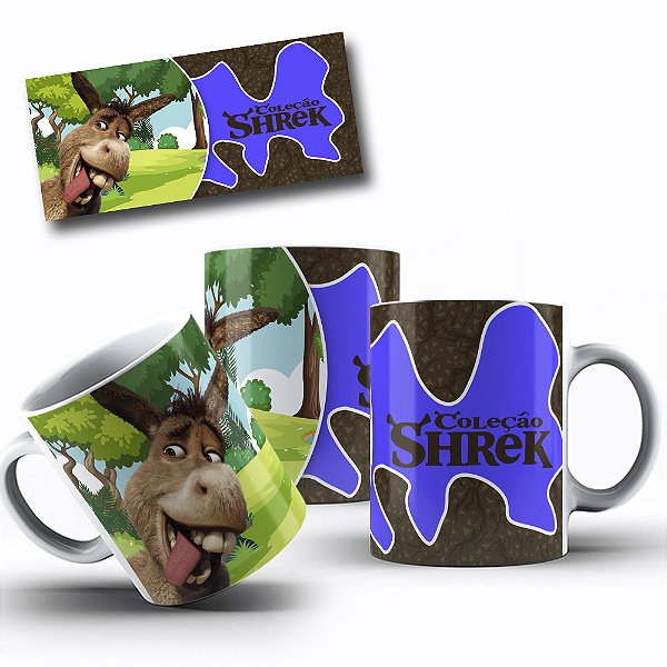 Caneca de Porcelana Personalizada - Shrek