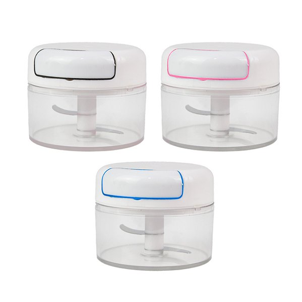 Mini Processador Manual de Alimentos 2 laminas