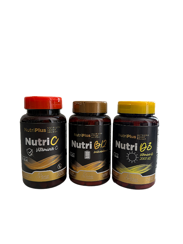 COMBO PROMOCIONAL - NUTRI C - NUTRI B12 - NUTRI D3
