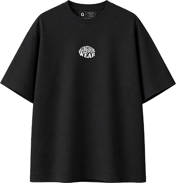 Camiseta Oversized Jesus Loves Me - PRETO