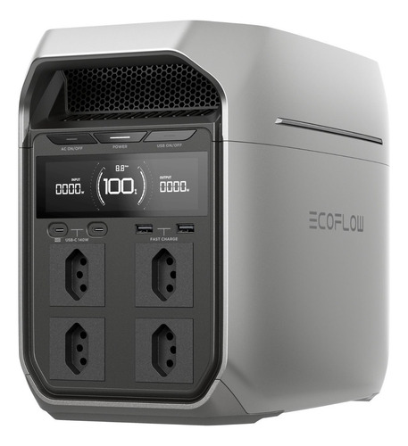 Ecoflow Delta 3 Plus 1800w 1024wh - 127v + VENTILADOR CORTESIA