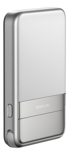 Ecoflow Power Bank 5000mah Carregador Portátil Sem Fio Indução Prateado