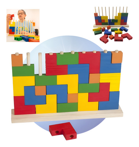 Jogo Mini Tetris Pedagogico Ludico Concentraçao