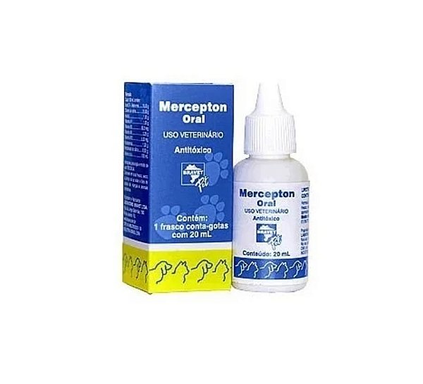 Mercepton Oral 20ml Antitóxico para Cães