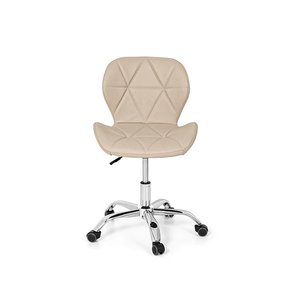 Cadeira Office Eiffel Slim Base Giratória Nude