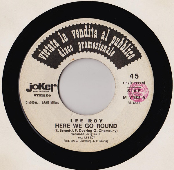 Lee Roy (10), Jacky James - Here We Go Round / Take My Heart