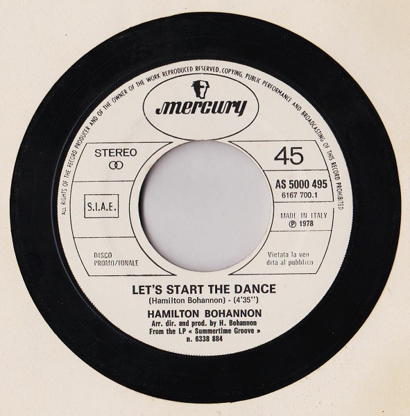 Hamilton Bohannon, Olivia Newton-John - Let's Start The Dance / Hopelessly Devoted To You
