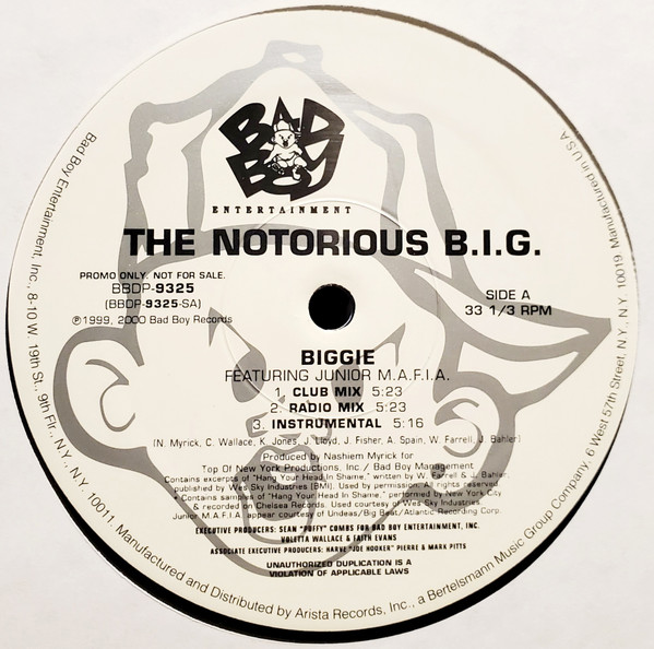 Notorious B.I.G. - Biggie / Would You Die For Me
