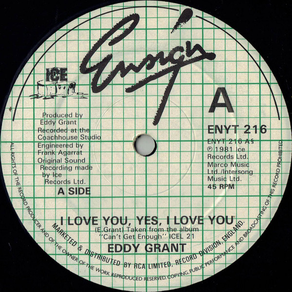 Eddy Grant - I Love You, Yes, I Love You