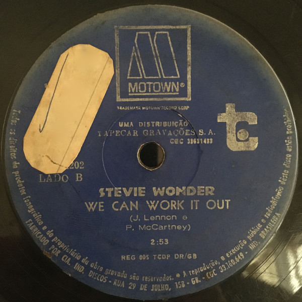 Stevie Wonder - Never Dreamed You'd Leave In Summer / We Can Work It Out