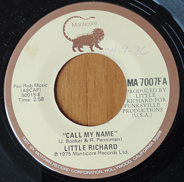 Little Richard - Call My Name