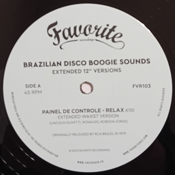 Various - Brazilian Disco Boogie Sounds (Extended 12" Versions)