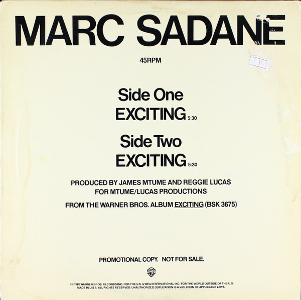 Marc Sadane - Exciting