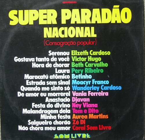 Various - Super Paradão Nacional (Consagração Popular)