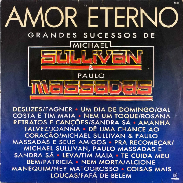 Various - Amor Eterno - Grandes Sucessos De Michael Sullivan & Paulo Massadas