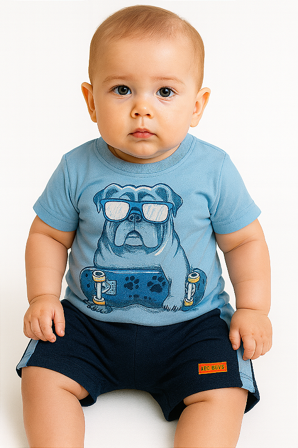 Conjunto Infantil Masculino Dog Skate