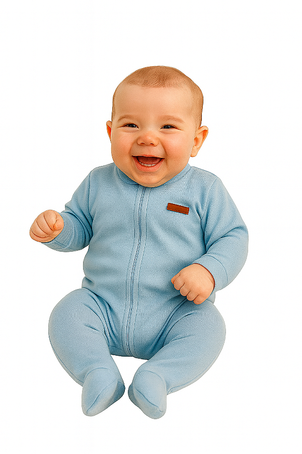 Macacão Infantil Bebê Céu Suave Premium