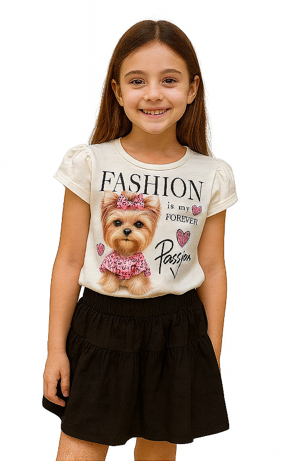 Conjunto Infantil Fashion Pet Glam