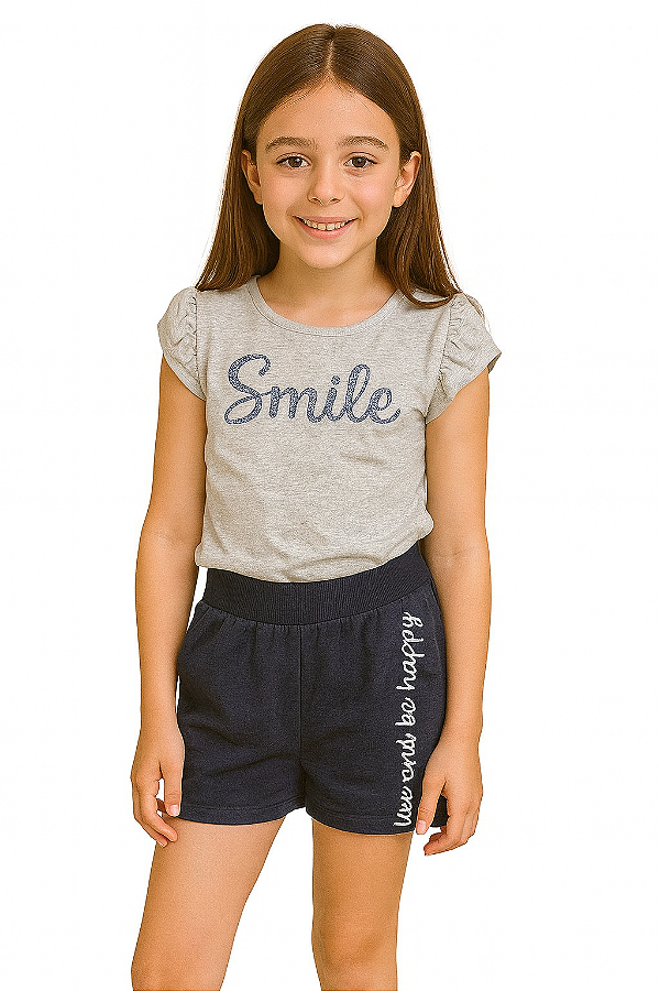 Conjunto Infantil Smile & Happy Conforto e Estilo para o Dia a Dia