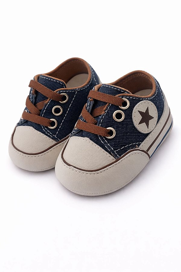 Tênis Infantil Azul Marinho com Cadarço