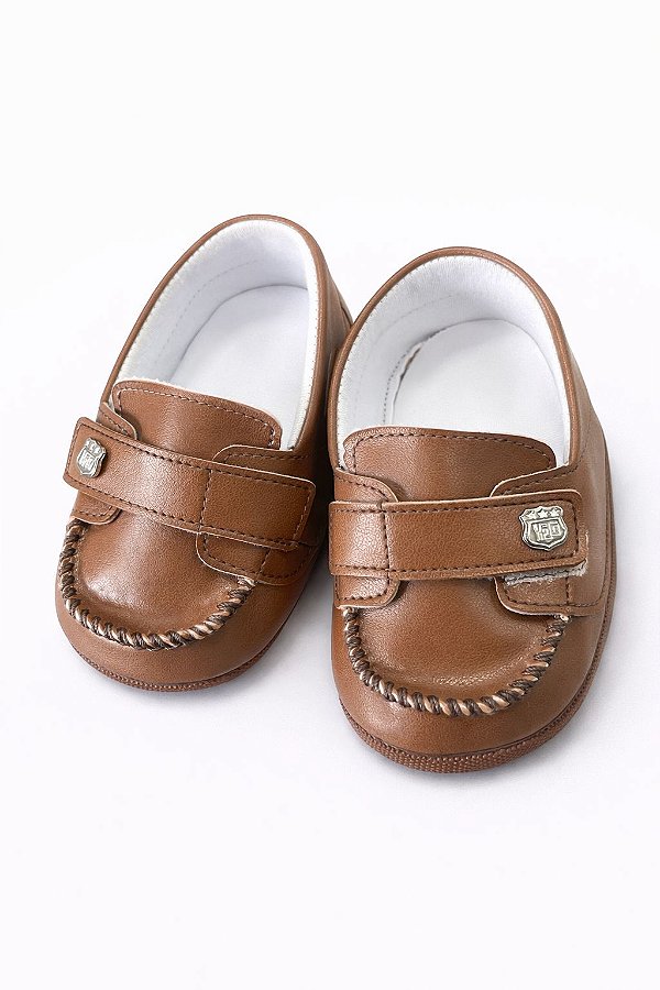 Sapatinho Mocassim Bebê Caramelo