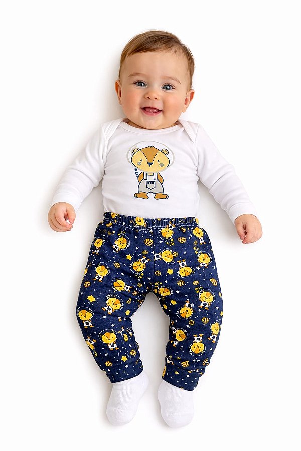 Conjunto Body e Mijão Mafessoni Astronauta (Marinho)