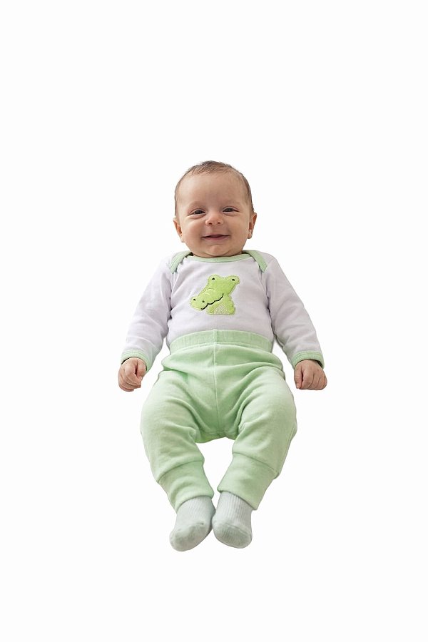 Conjunto Body e Mijão Mafessoni Jacaré (Verde Claro)