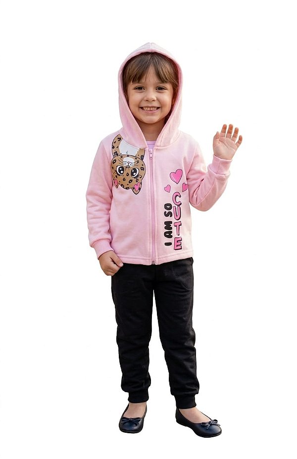 Conjunto Cato Lele Moletom Flanelado