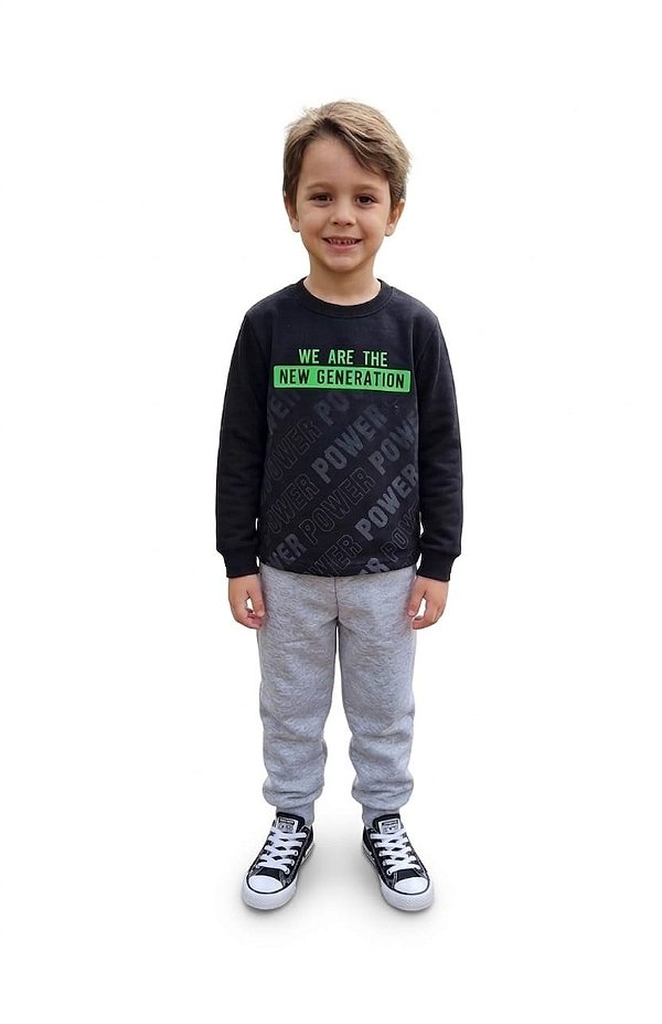 Conjunto Moletom Cato Lelé Urban Kids