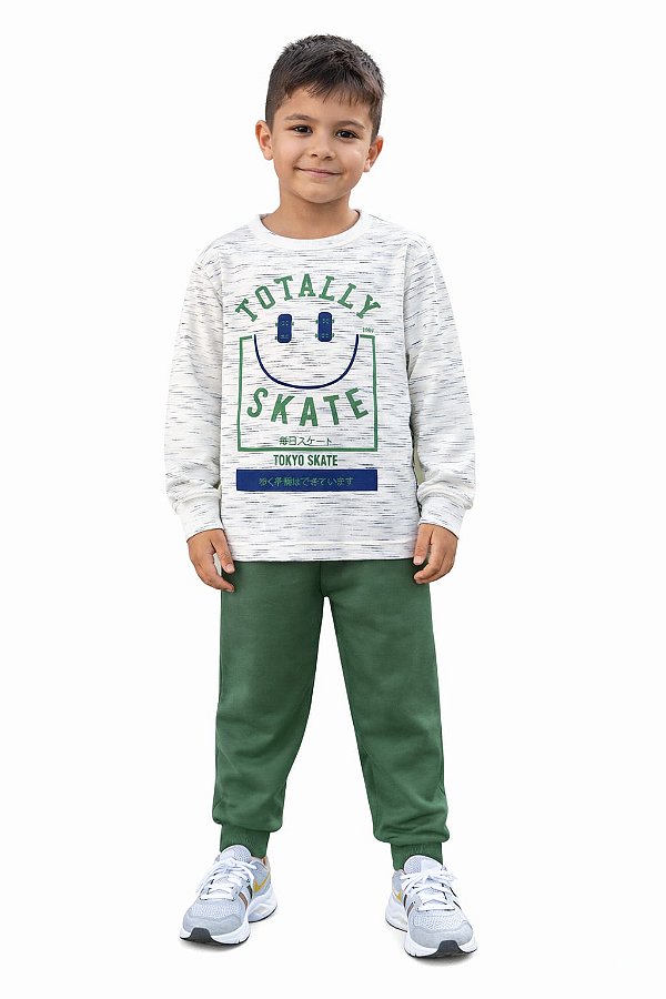 Conjunto de Moletom Cato Lelê Totally Skate