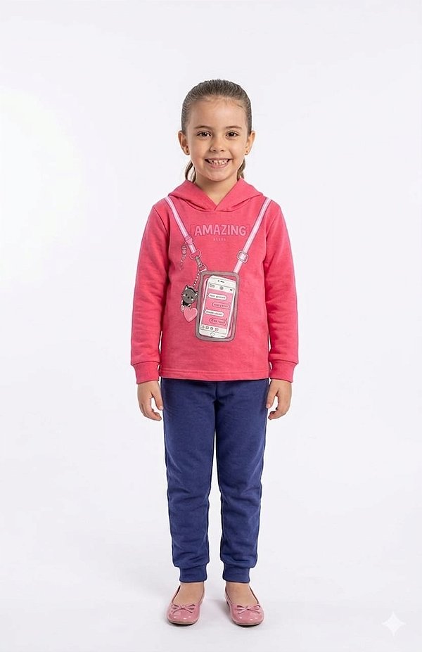 Conjunto Moletom Infantil Cato Lelê Amazing