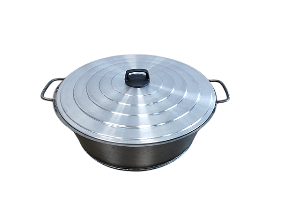 Tacho Redondo Para Banha N°1 Com Tampa - 18 Litros - Konzen