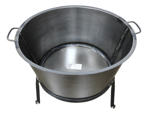 Tacho Redondo Para Banha N°3,5 + Tripé - 63 Litros - Konzen