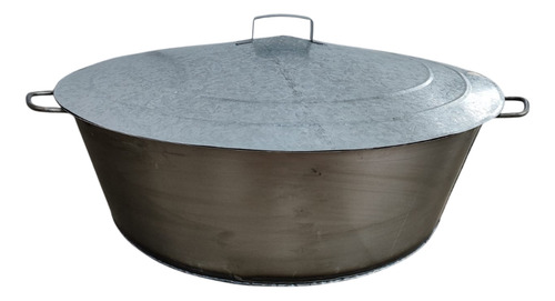 Tacho Redondo Para Banha N°5 Com Tampa - 90 Litros - Konzen